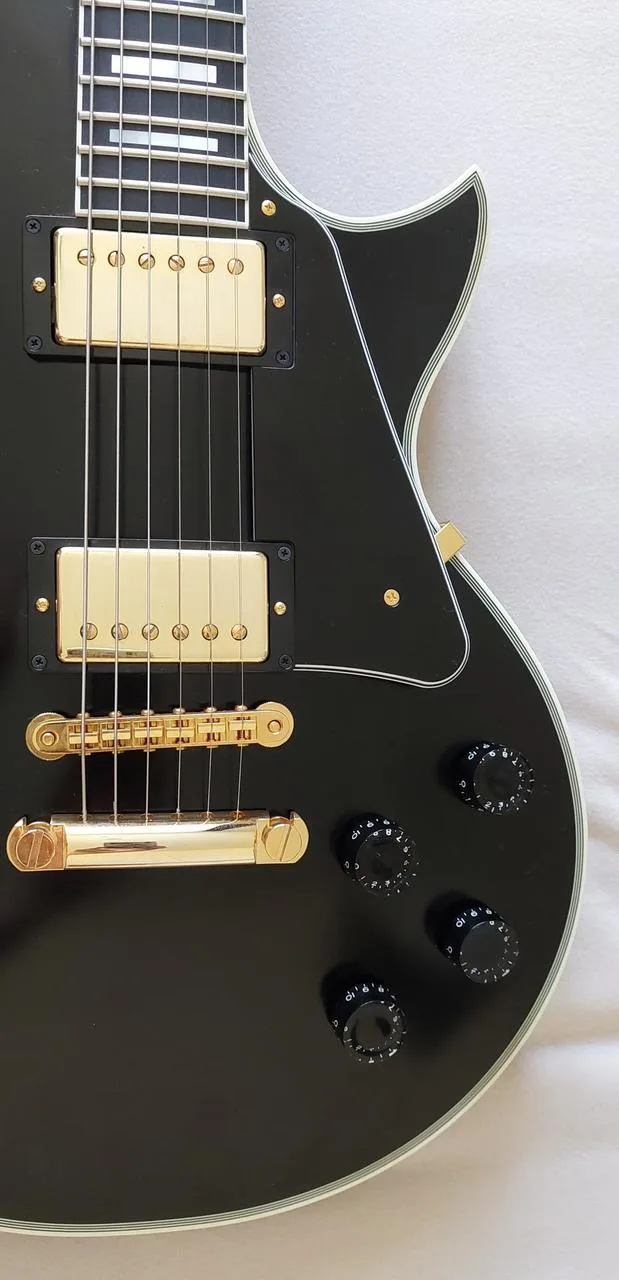 Les Paul Custom - Fujigen FGN NLC-20EMH Black Matte