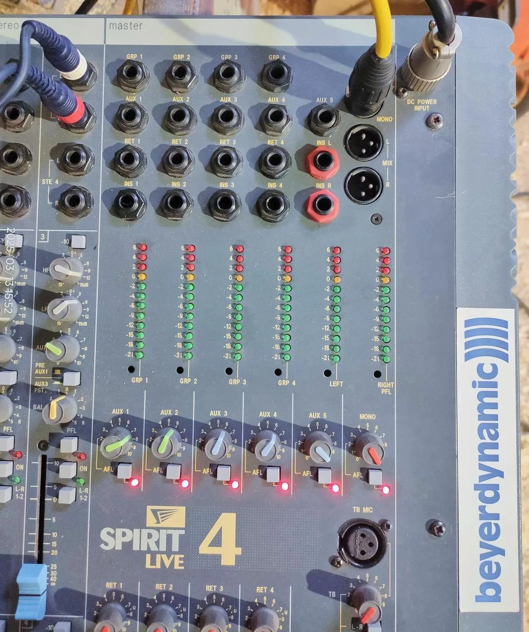 Soundcraft live spirit 4