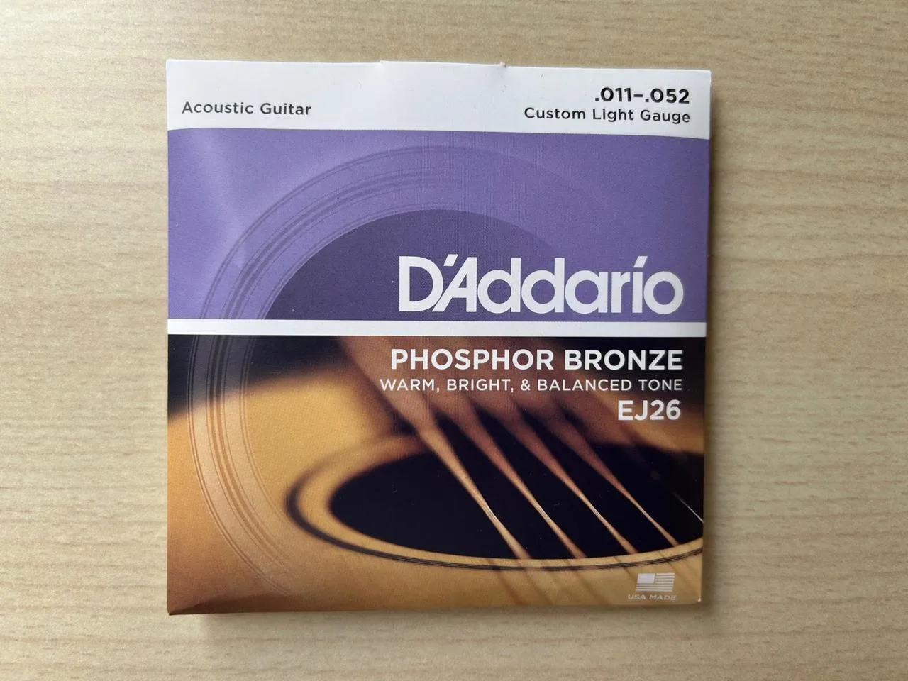 D'Addario EJ26 11-52 struny pro akustickou kytaru