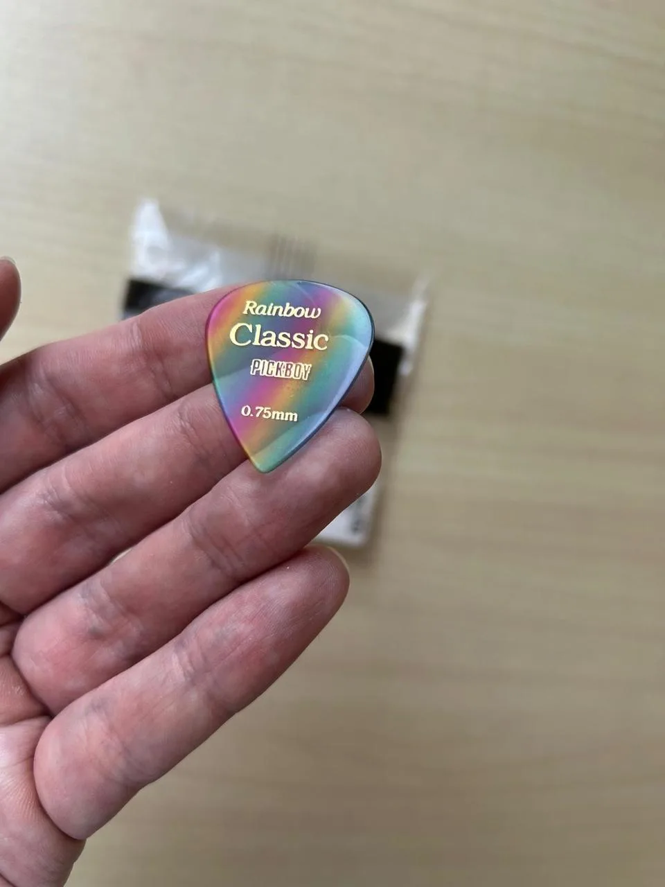 Kytarová trsátka Pickboy Rainbow Classic 0.75 mm (50Ks)
