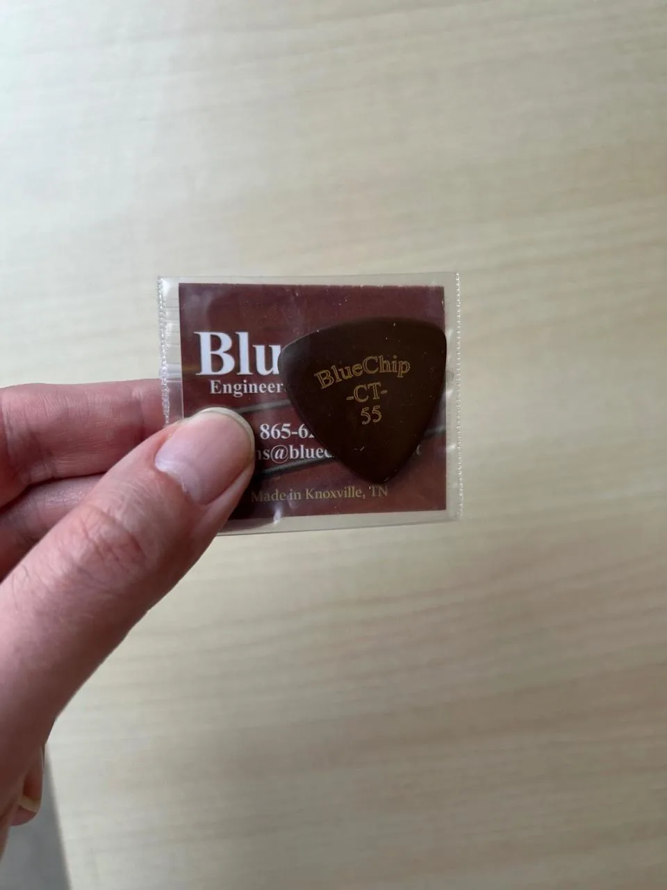 Prémiové kytarové trsátko Blue Chip CT 55 (USA)