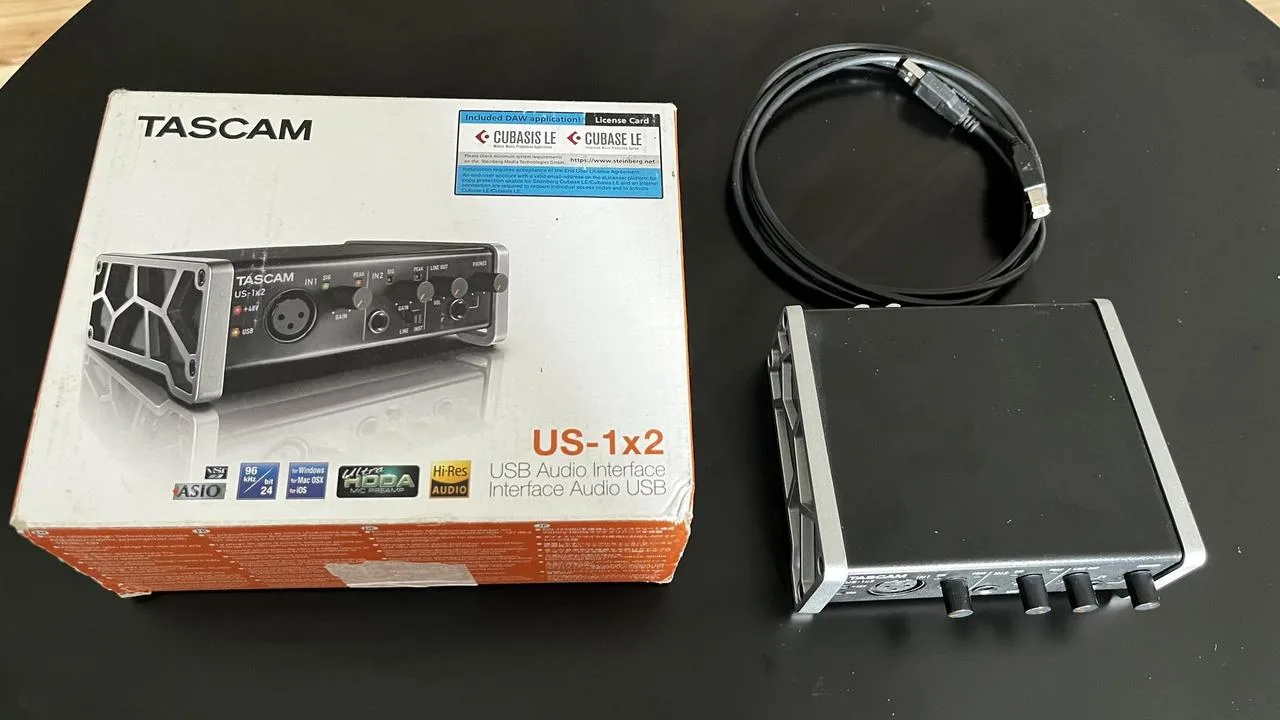Tascam US-1x2 USB audio interface