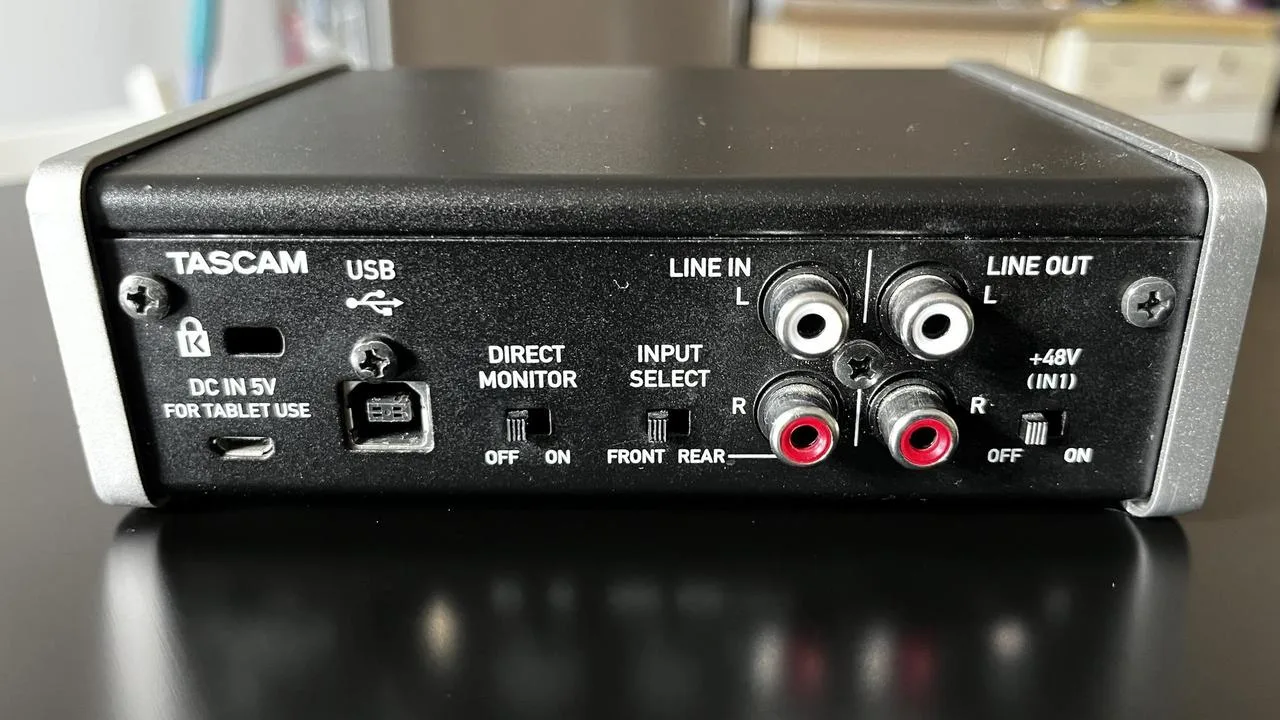 Tascam US-1x2 USB audio interface
