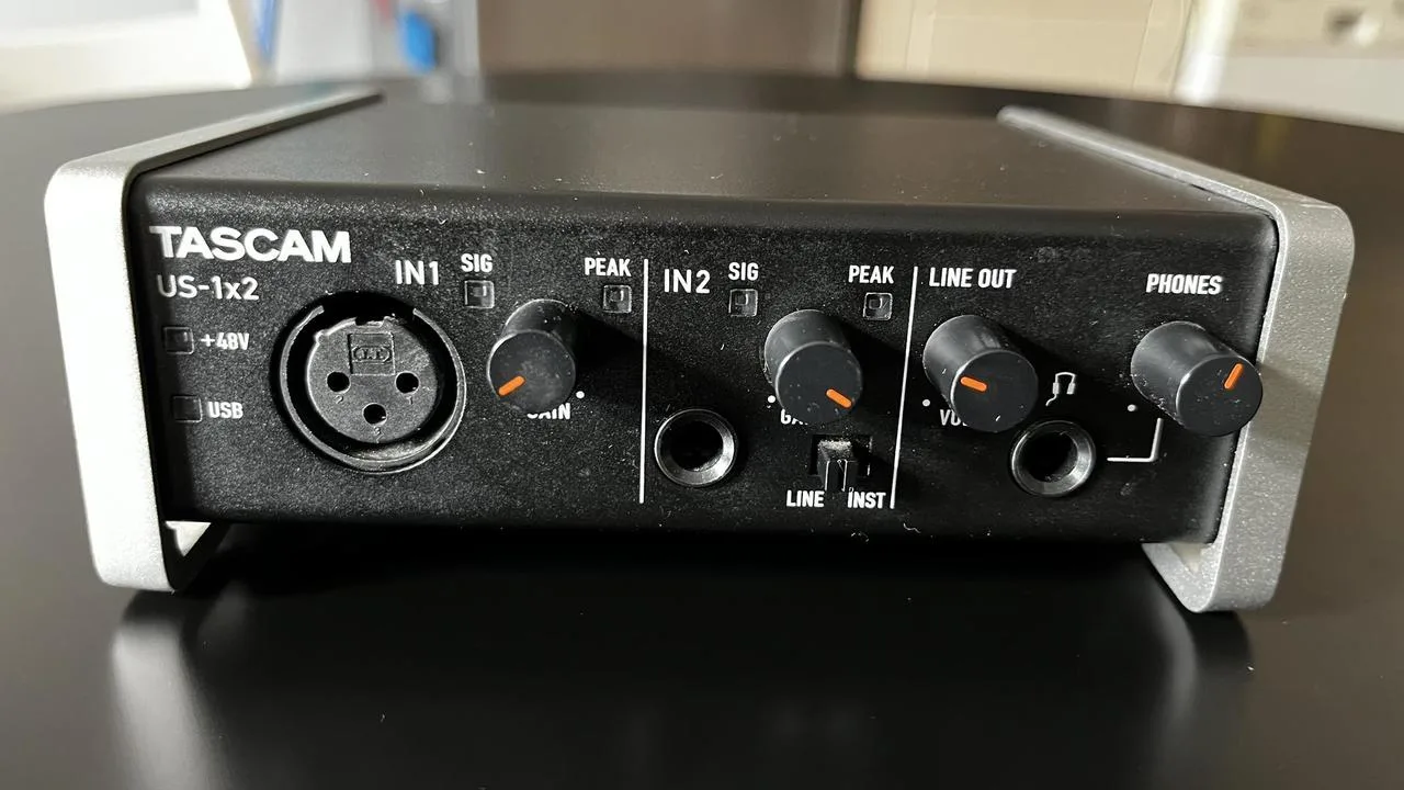 Tascam US-1x2 USB audio interface
