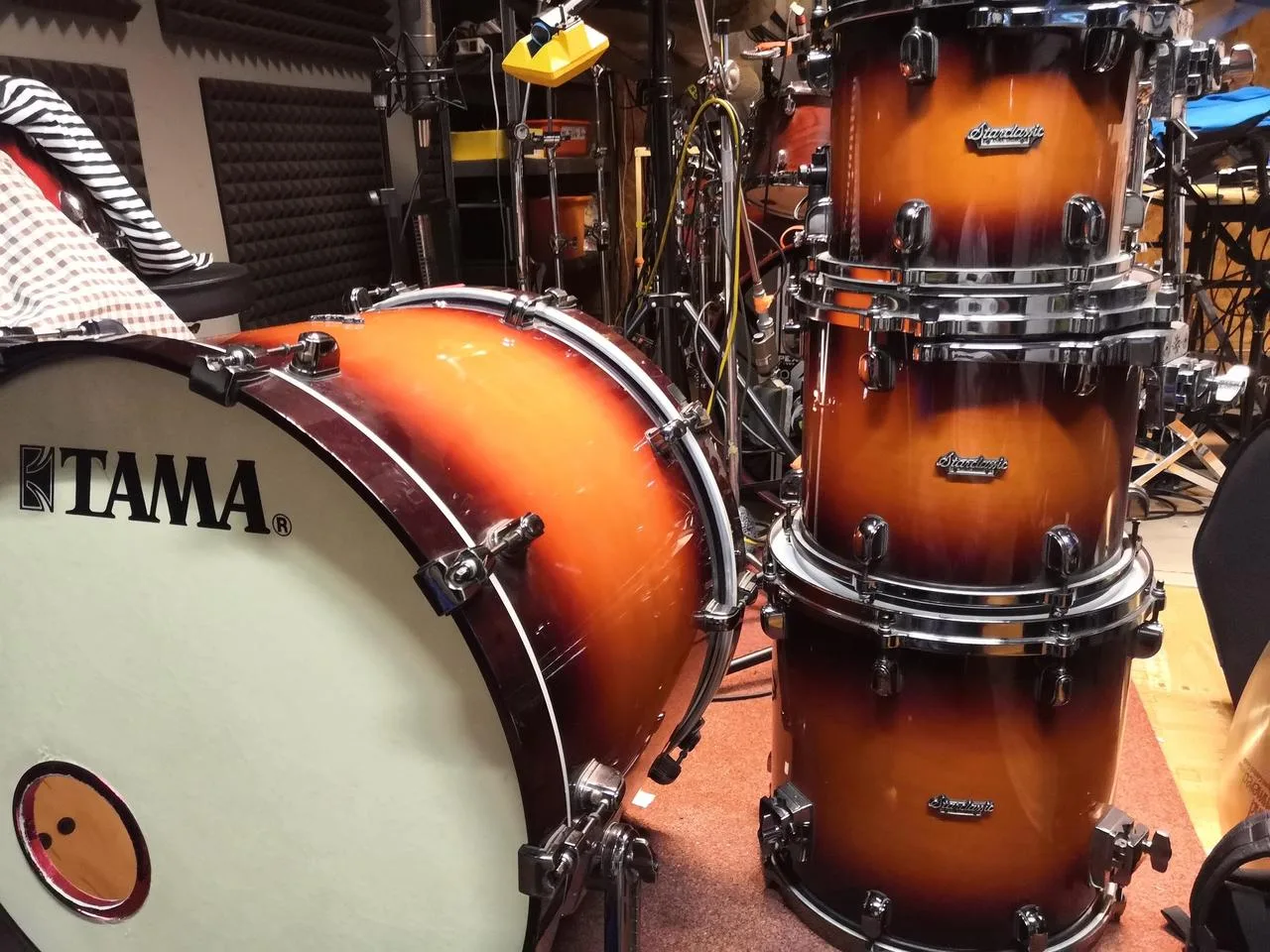 Shell set Tama Starclassic Maple 24-10-12-14, obaly Prot. R.