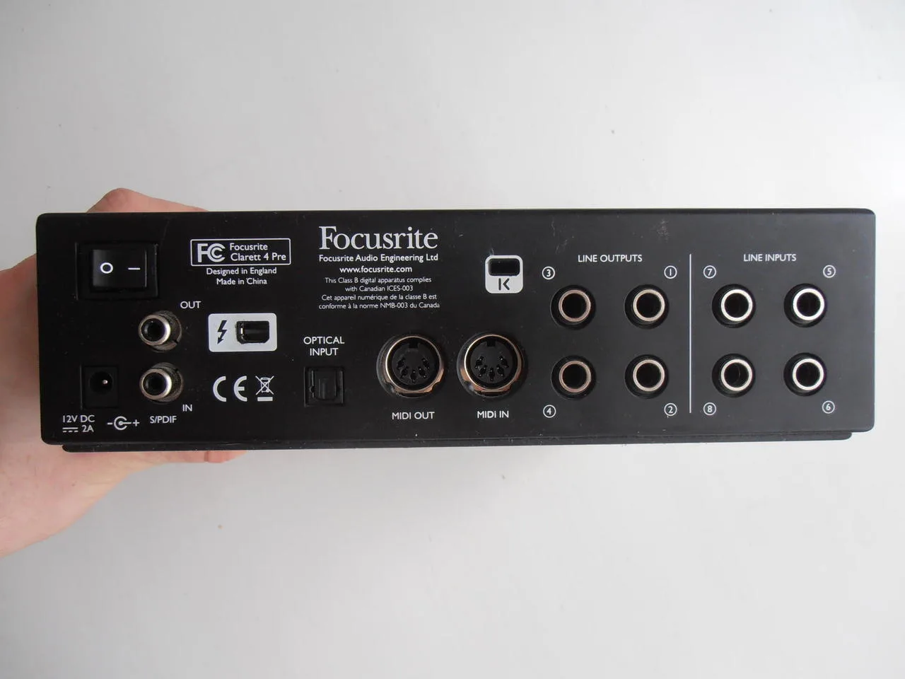 Focusrite Clarett 4Pre (Thunderbolt verze)