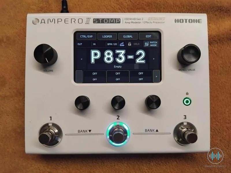 MP-300 Ampero II Stomp Amp Modeler / Multiefekt / Looper