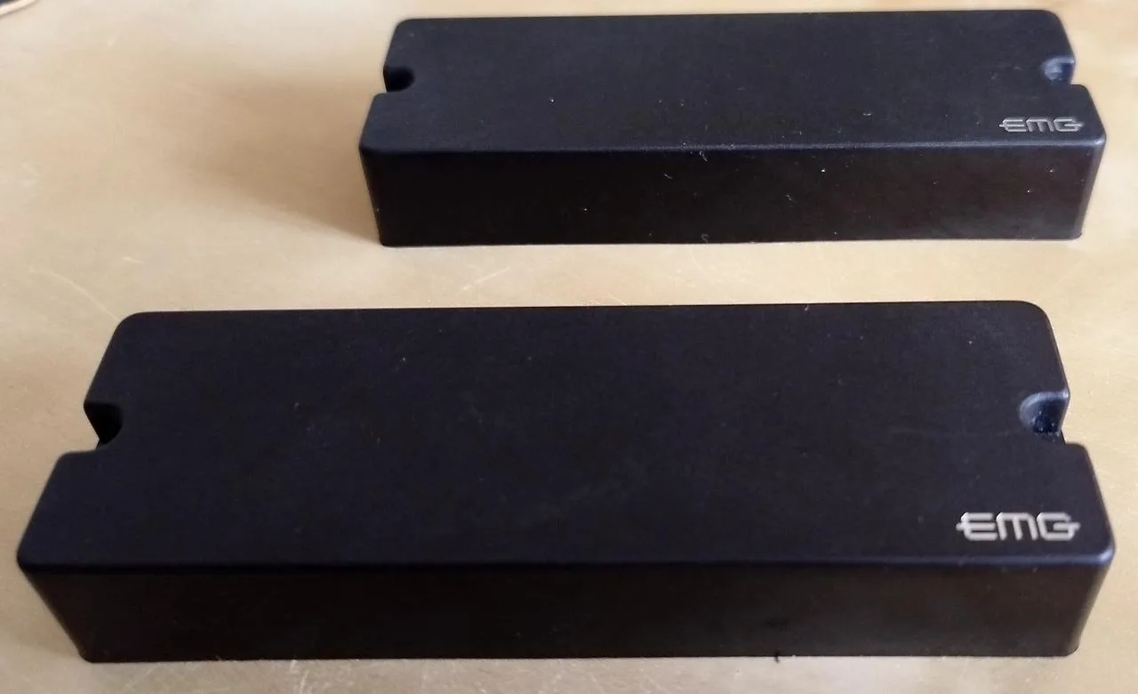 Set snímačů EMG 45 hz na šestistrunnou basovou kytaru