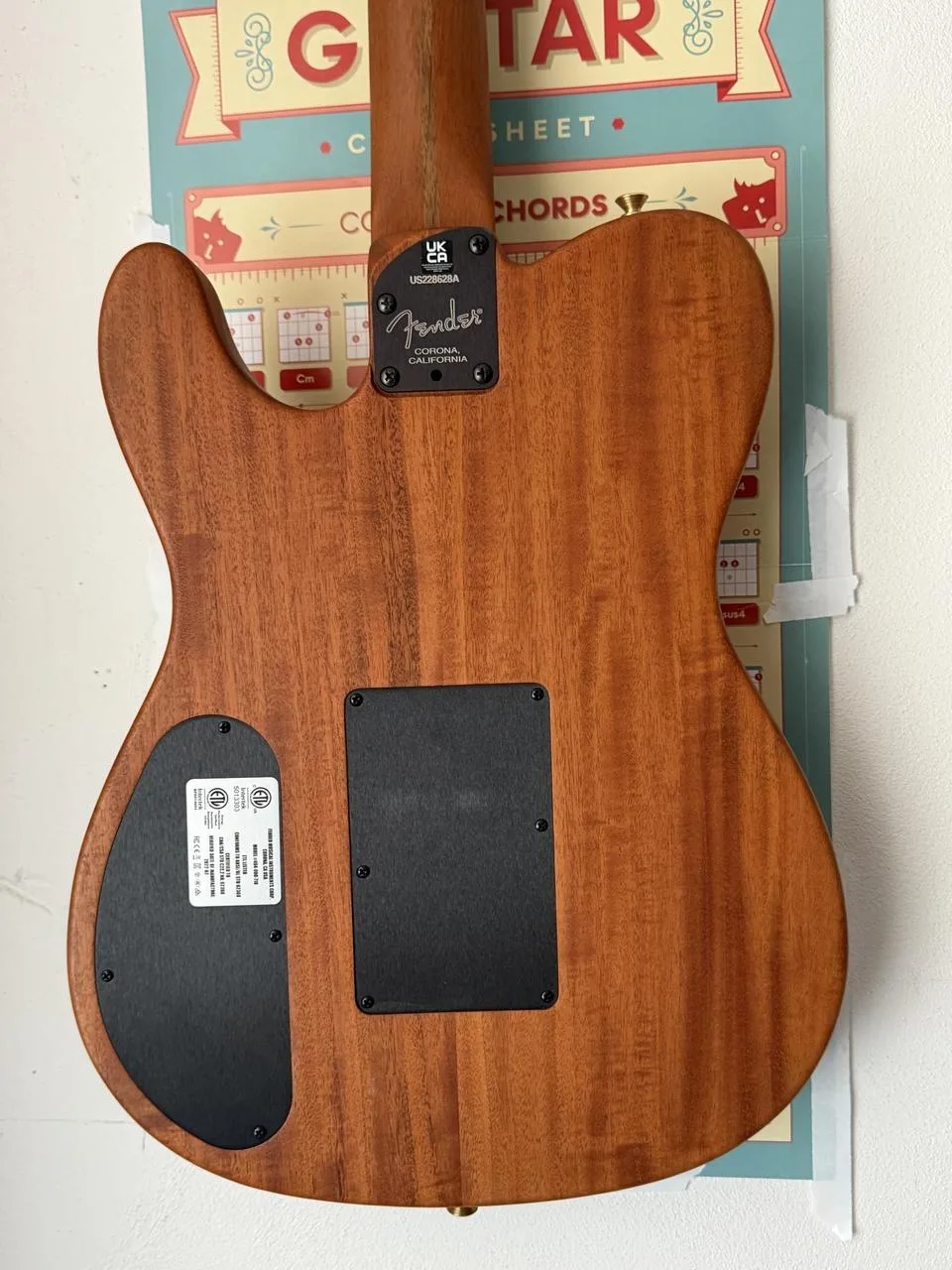 Fender FSR Am. Acoustasonic Telecaster Blue Flower - limitka