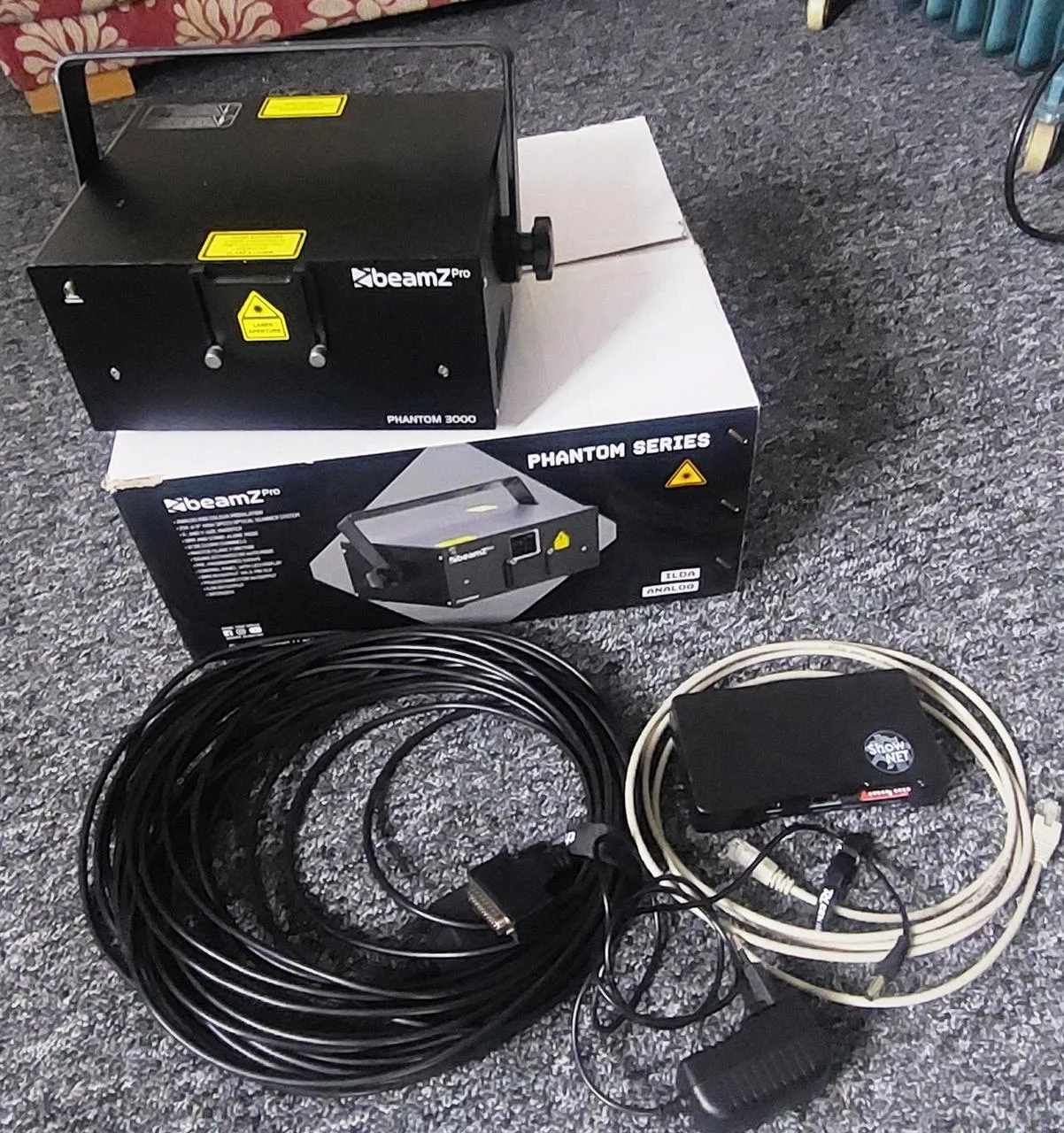 BeamZ Professional Phantom 3000 Pure Diode Laser RGB + ILDA