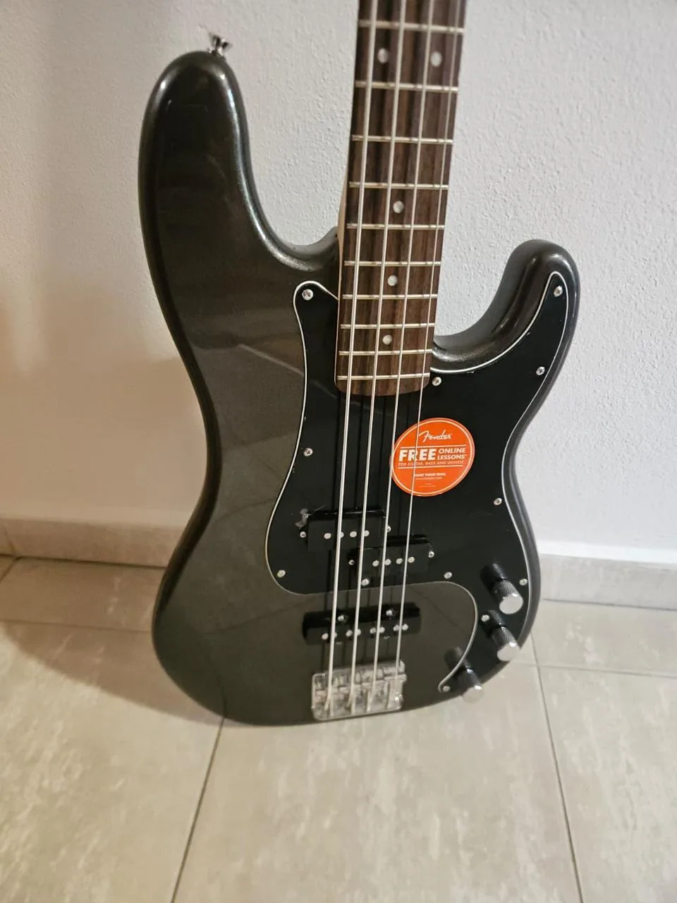 Fender Squier Affinity PJ Precision Bass Charcoal Frost Meta