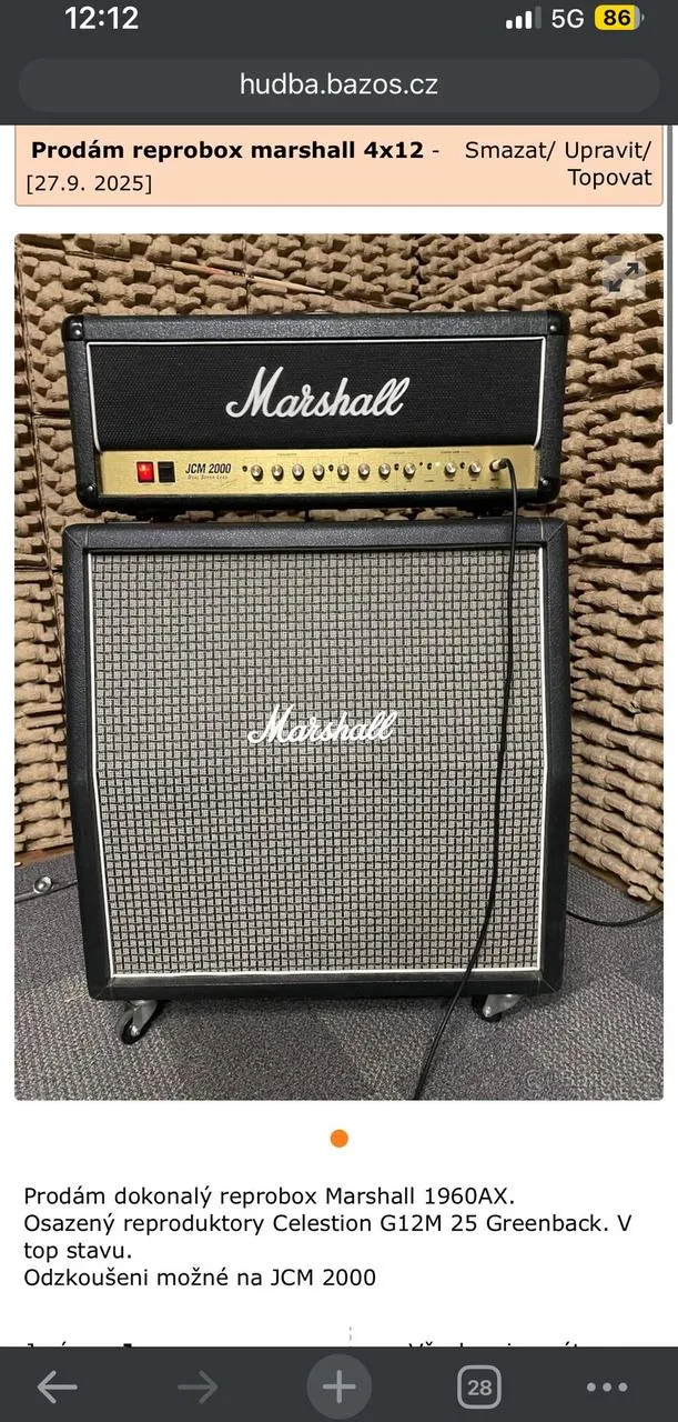 Marshall jcm 2000