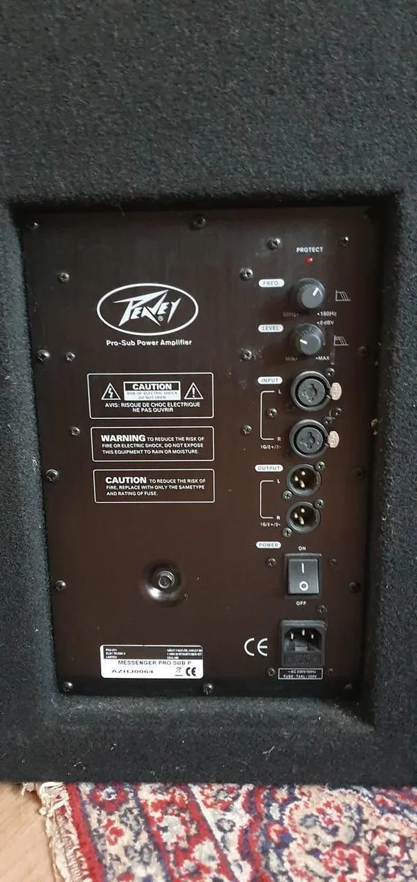 Subwoofer Peavey Messenger PRO SUB P + dB Technologies Basic