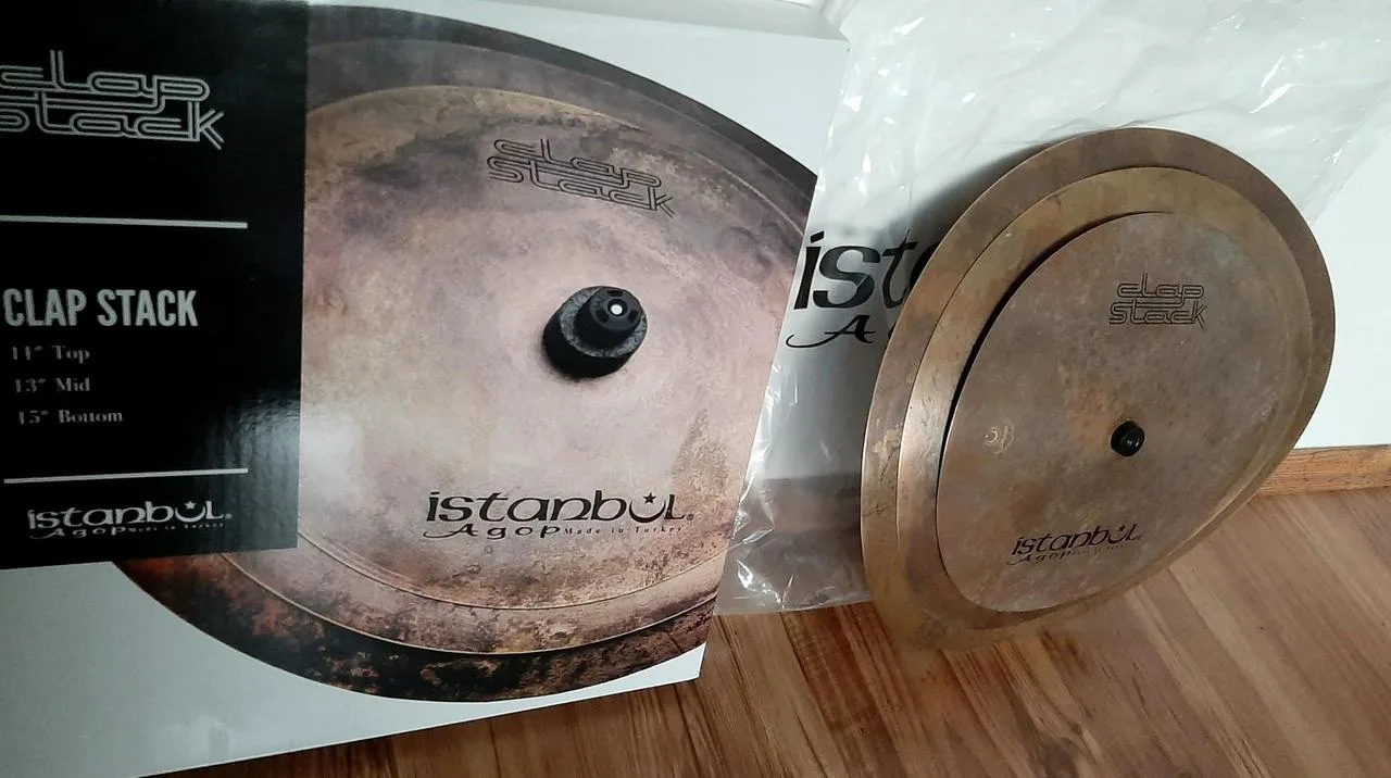 Prodám činelový set- Clap Stack Istanbul Agop 11",13,15