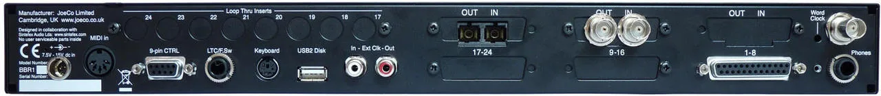 recorder BLACK BOX BBR 64 MADI 64 kanálový recorder