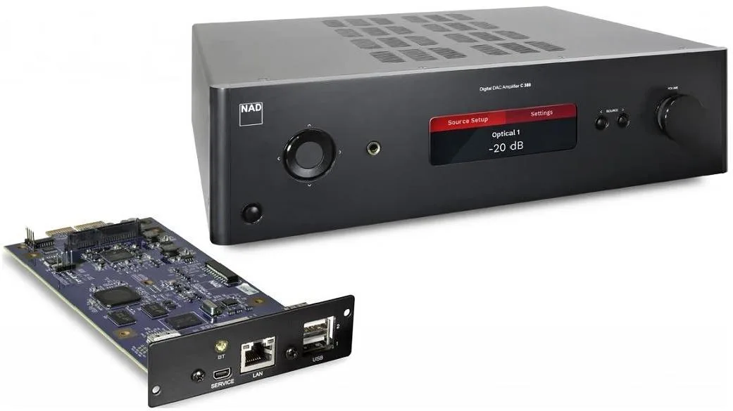 NAD C388 + MDC BluOs 2i Streamovací Zesilovač