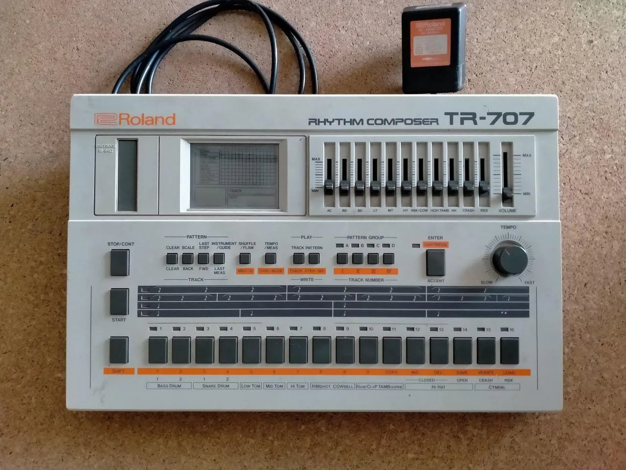 Roland TR-707 Rhythm Composer Drum Machine
