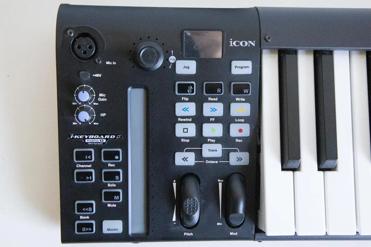 MIDI keyboard / DAW kontroler iCON iKeyboard 3S ProDrive III