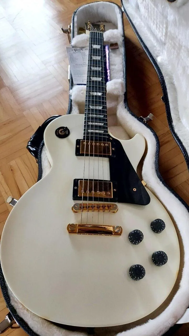 GIBSON Les Paul Studio Alpine White - Hmatník EBEN_2013