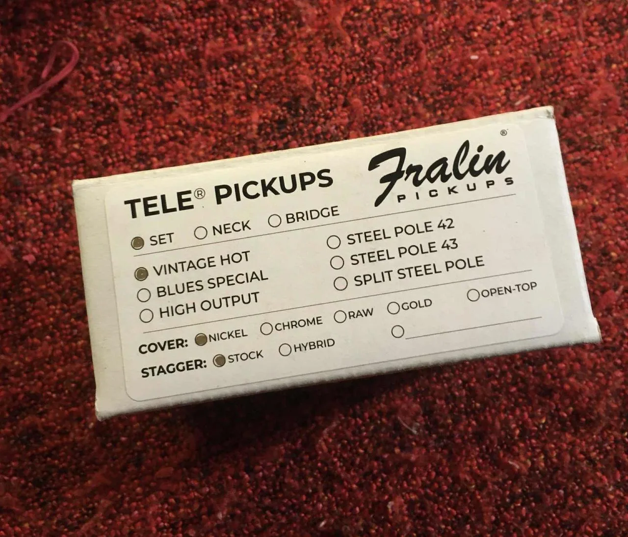 Lindy Fralin Vintage Hot Telecaster (USA) - set