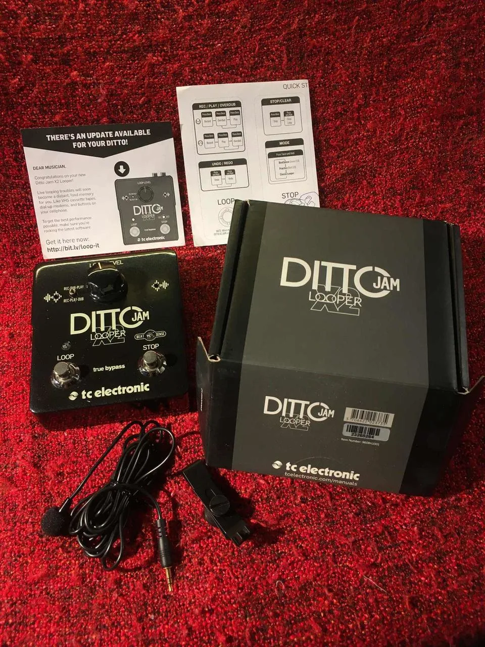 TC Electronic Ditto X2 Jam - looper s intuitivním ovládáním