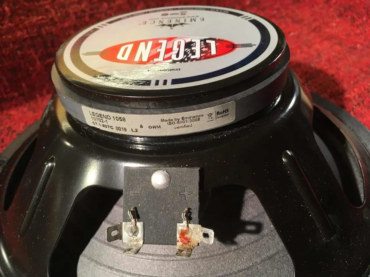 Reproduktor Eminence Legend 1058, 10", 8 Ohm, 75W (USA)