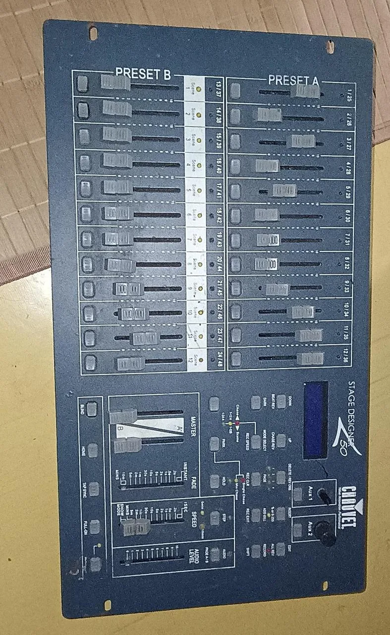 48kanálový DMX pult (v kompaktním 24kanálovém šasi),