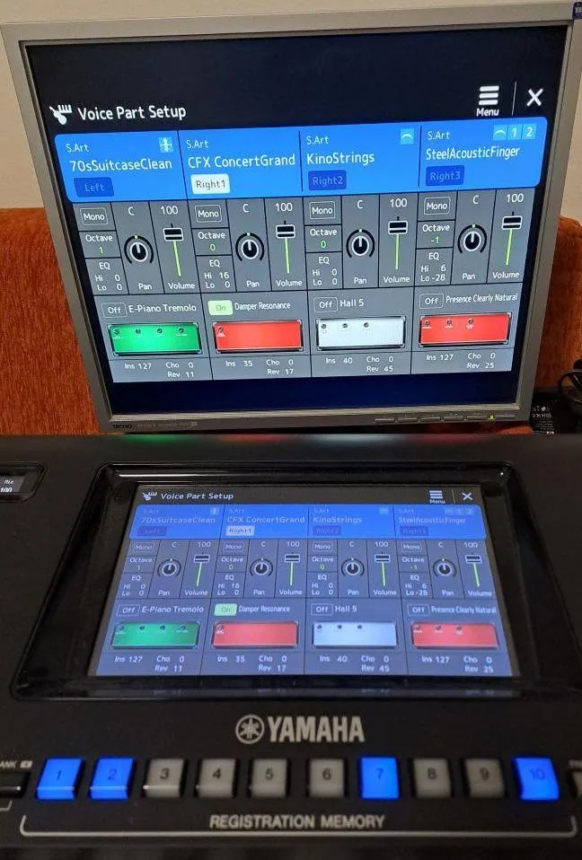 Videoadaptér pro Yamaha Genos, PSR SX-900, PSR SX-920
