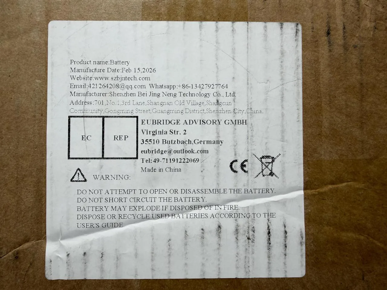 Li-ion battery 11.1V | 8.800mAh , 16ks