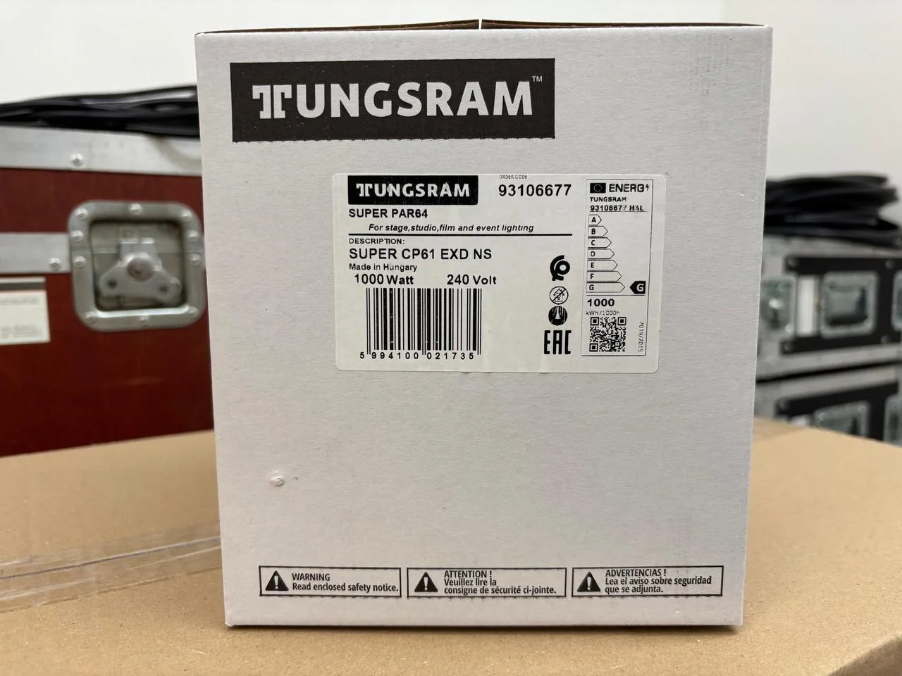 PAR 64 240V/1000W CP61 GX16d 300h Tungsram - 600kč/1ks