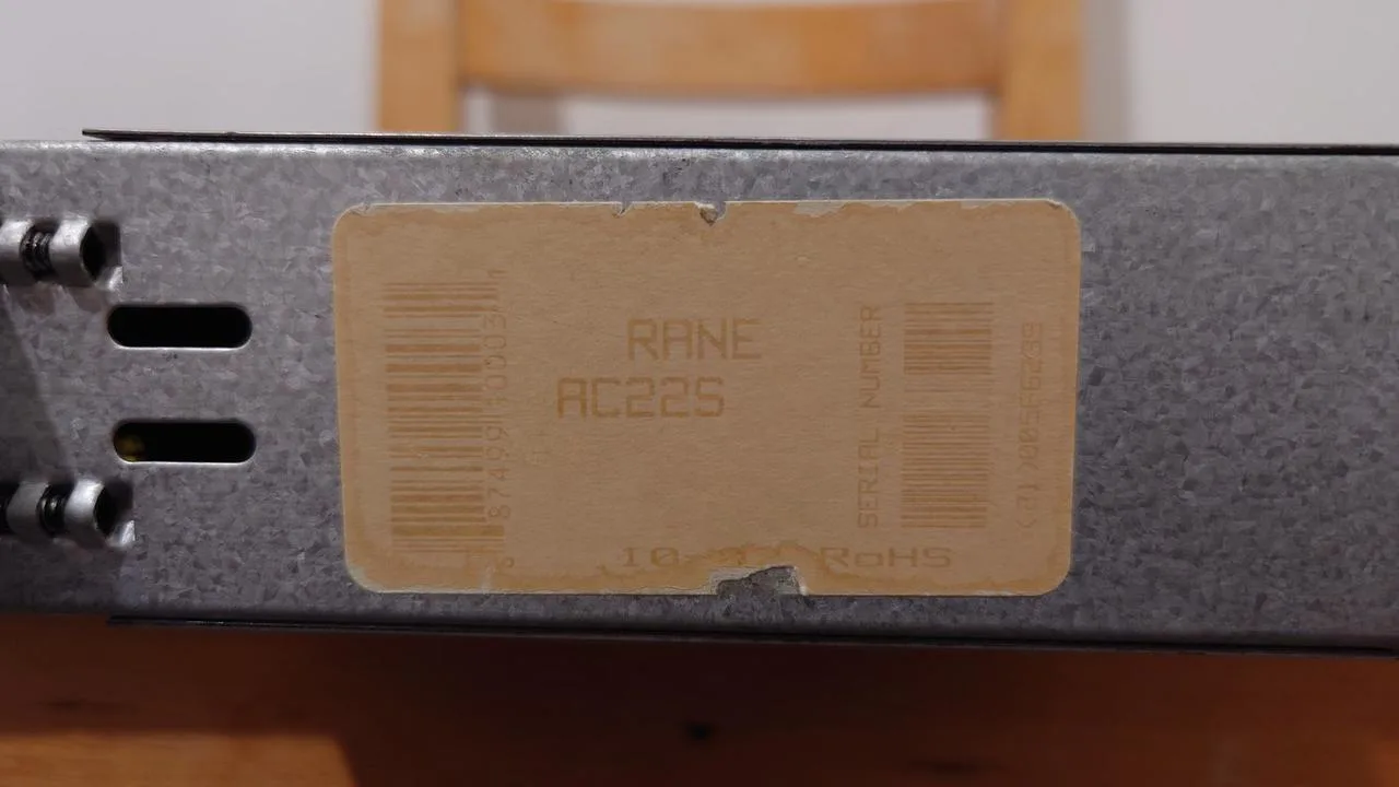 crossover RANE AC22S