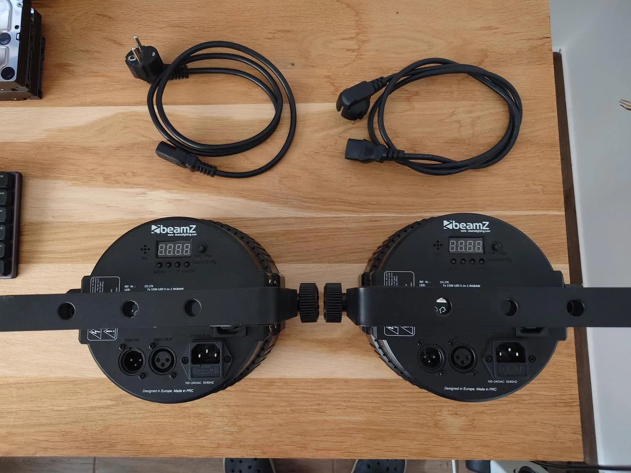 BeamZ LED FlatPAR 7x15W RGBAW 2ks