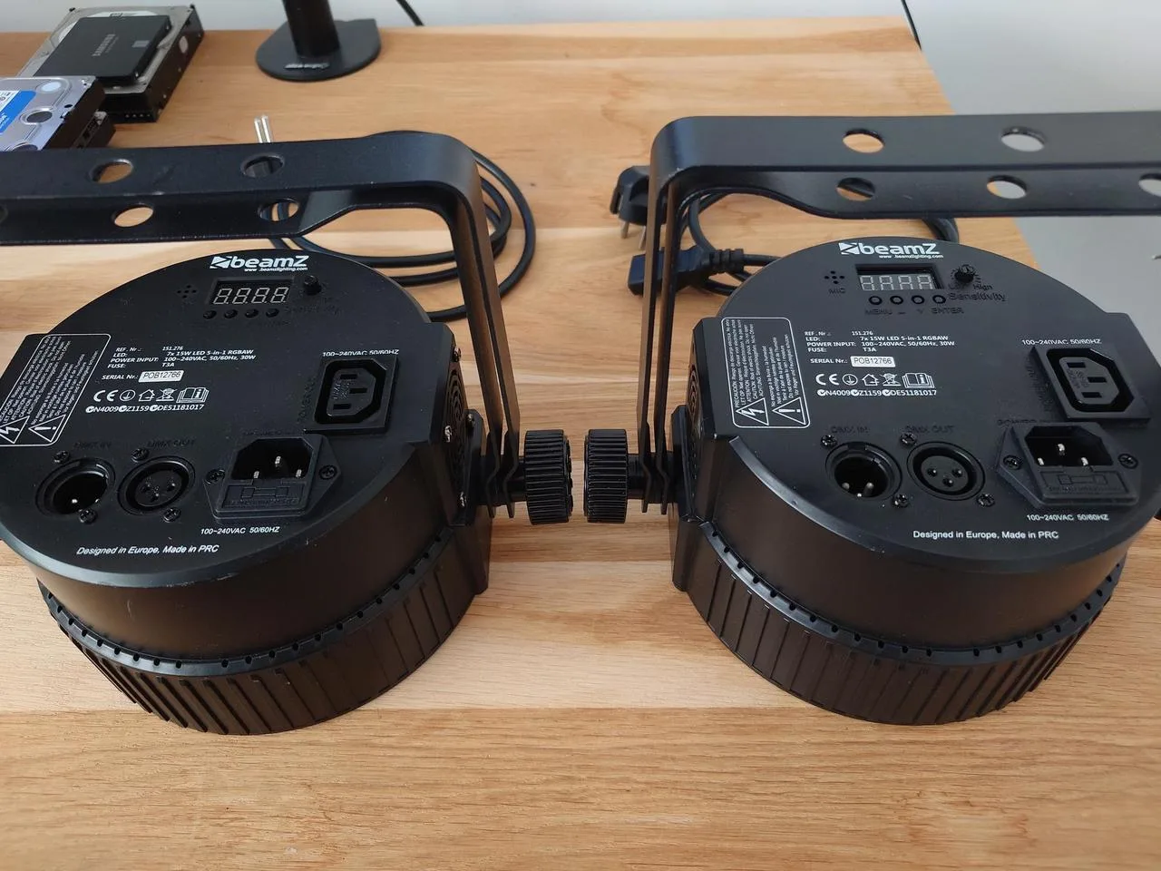 BeamZ LED FlatPAR 7x15W RGBAW 2ks