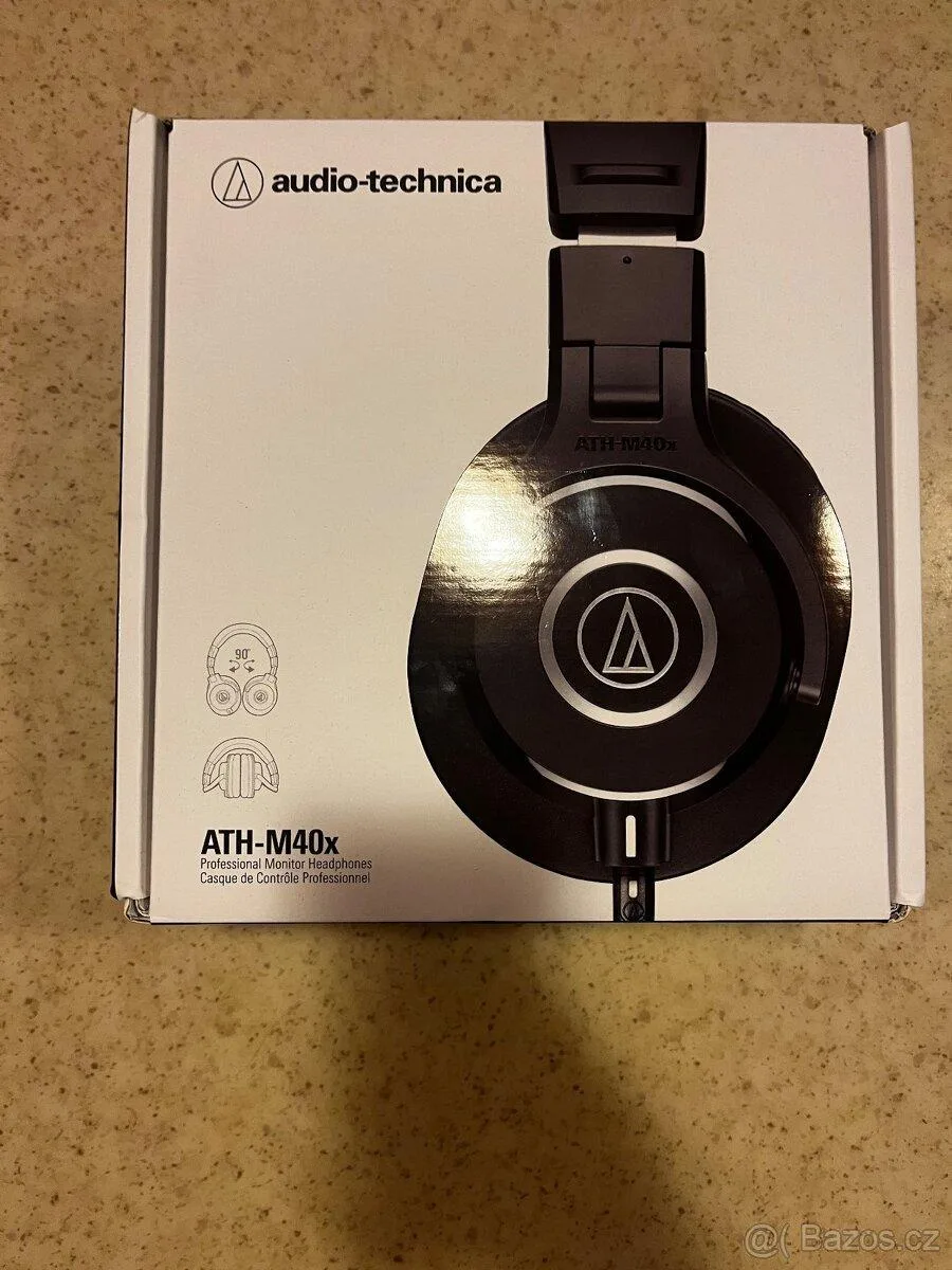 Audio-Technica ATH-M40x – stav nových (komplet balení)