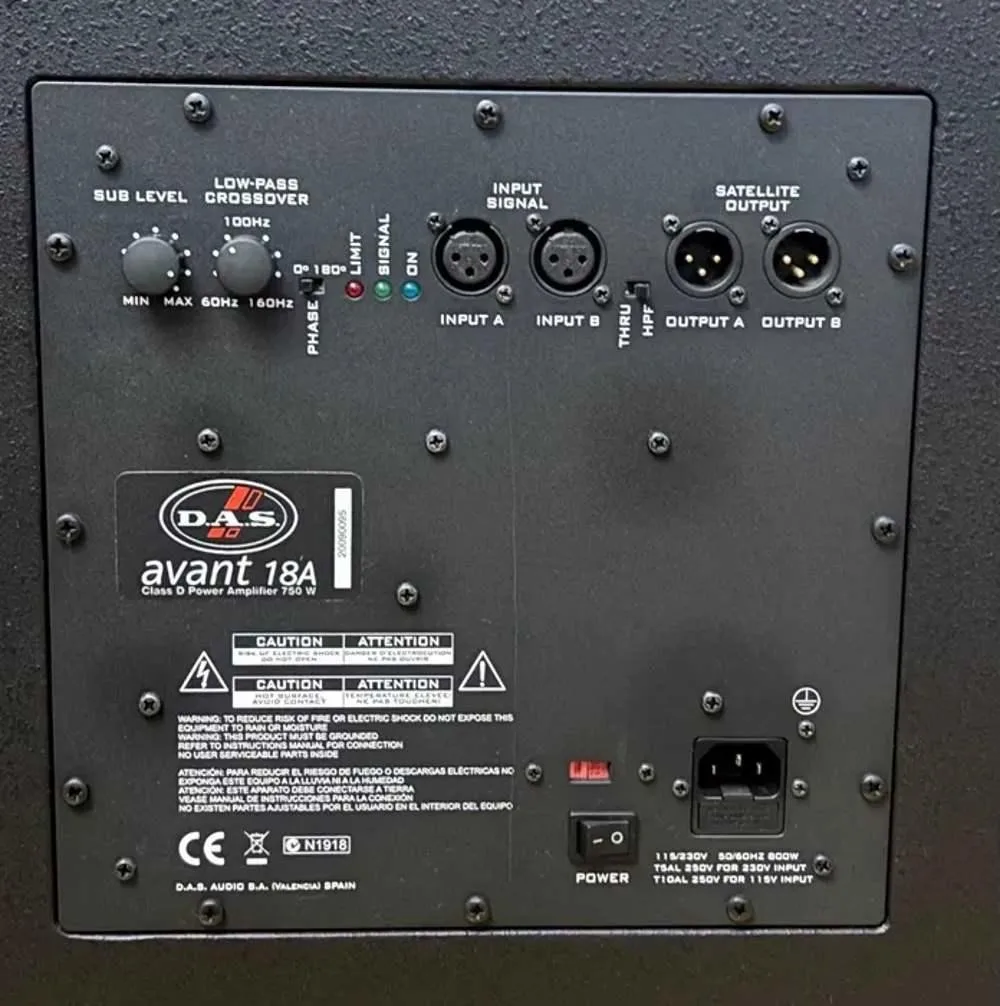 DAS AUDIO AVANT 18A ACTIVE Subwoofery