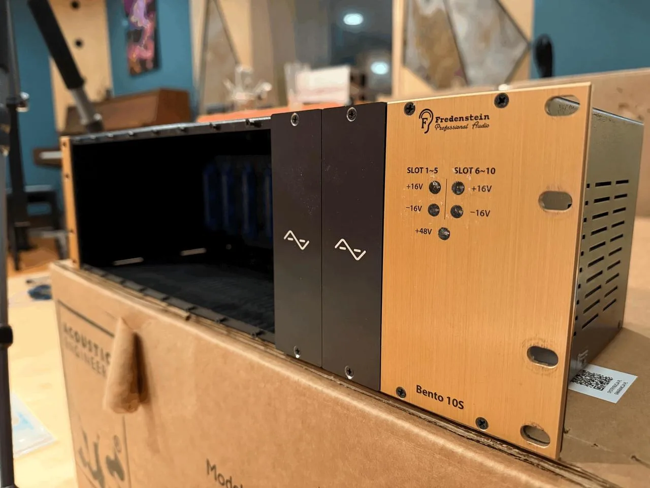Fredenstein Bento 10S – 10slotový 500 Series rack / lunchbox