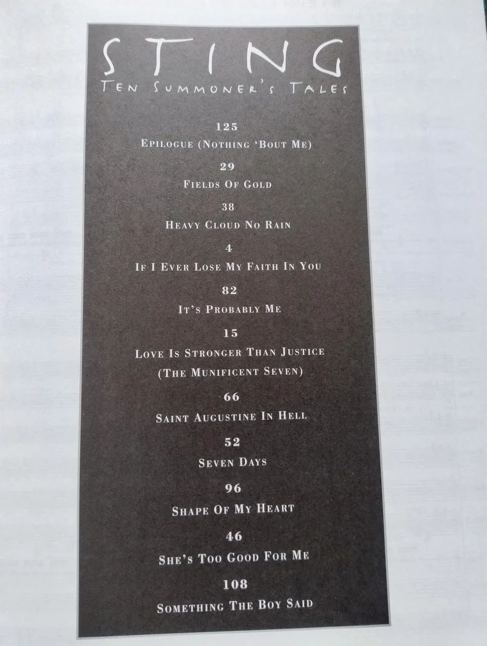 Sting – Ten Summoner’s Tales
