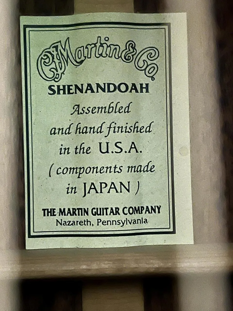 CF Martin Shenandoah HD-2832