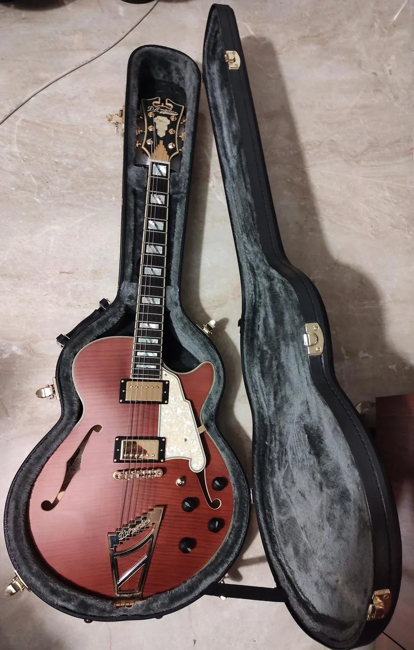D'Angelico Deluxe DLX SSTP Semi-Hollow Single Cutaway