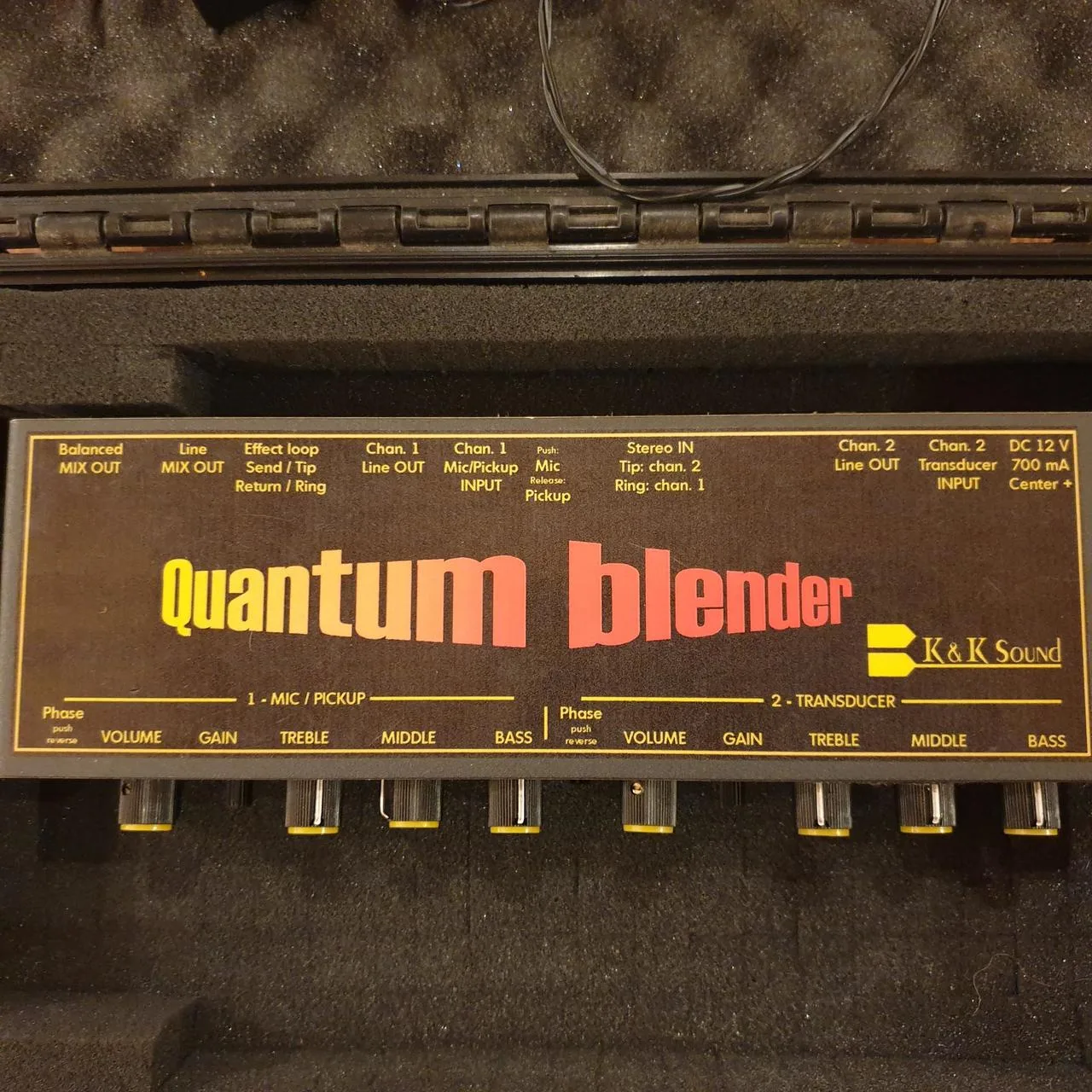 K&K Sound Quantum Blender – 2-kanálový high-end preamp