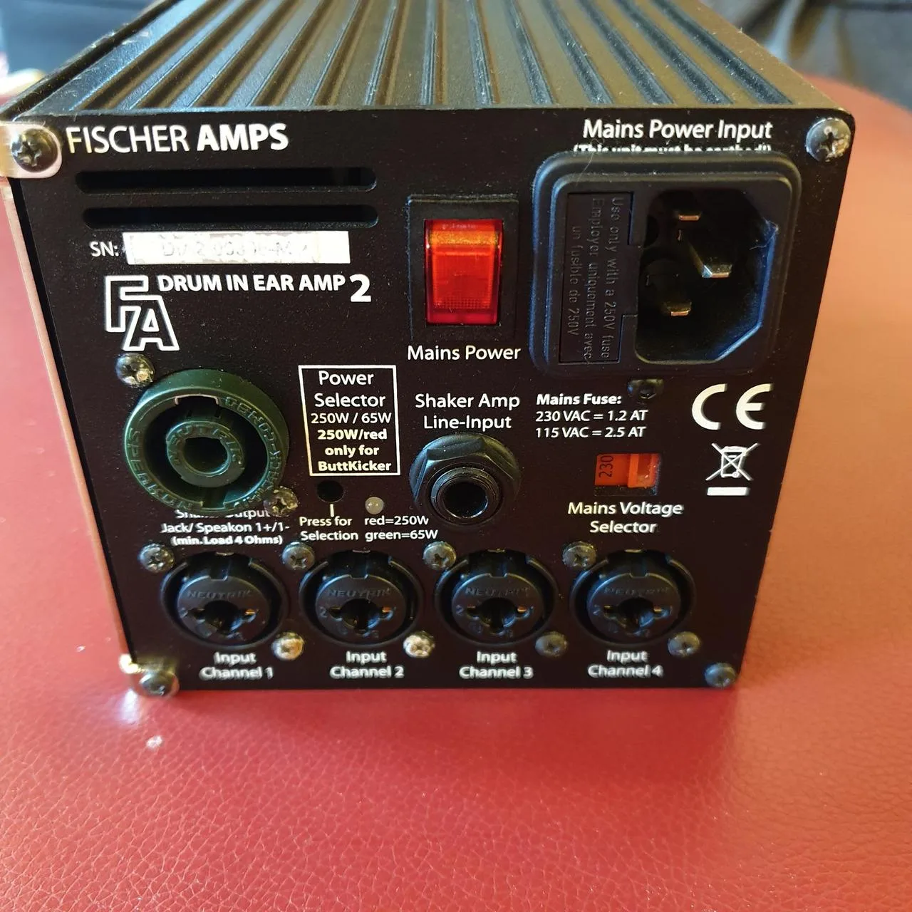 Fischer Amps Drum InEar Amp 2 + ButtKicker LFE