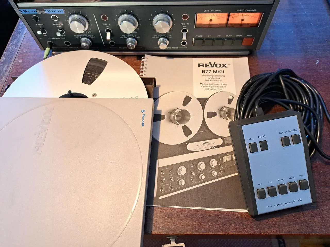 Revox B-77 High Speed (19/38), půlstopý