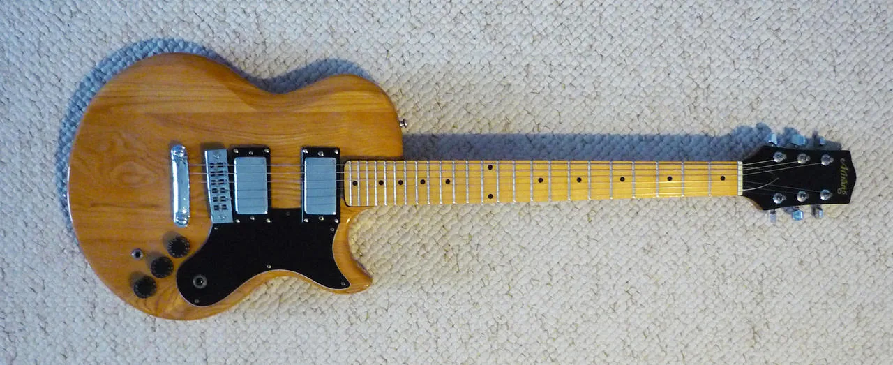 El. kytara Arirang L6-S, r. v. 1977, Made in Japan