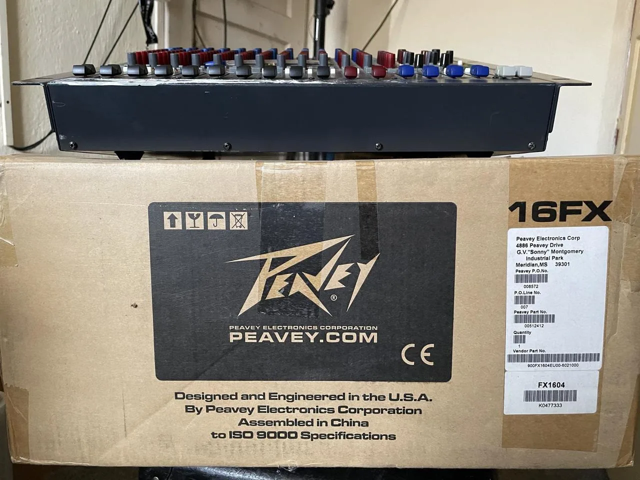 Mixpult Peavey 16in, 8 out s efekty