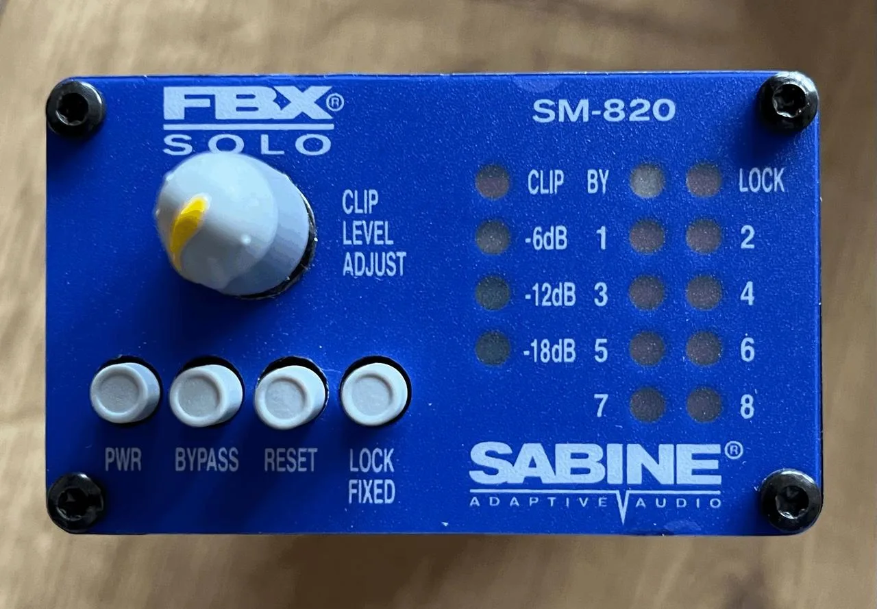 Sabine FBX Solo feedback eliminator