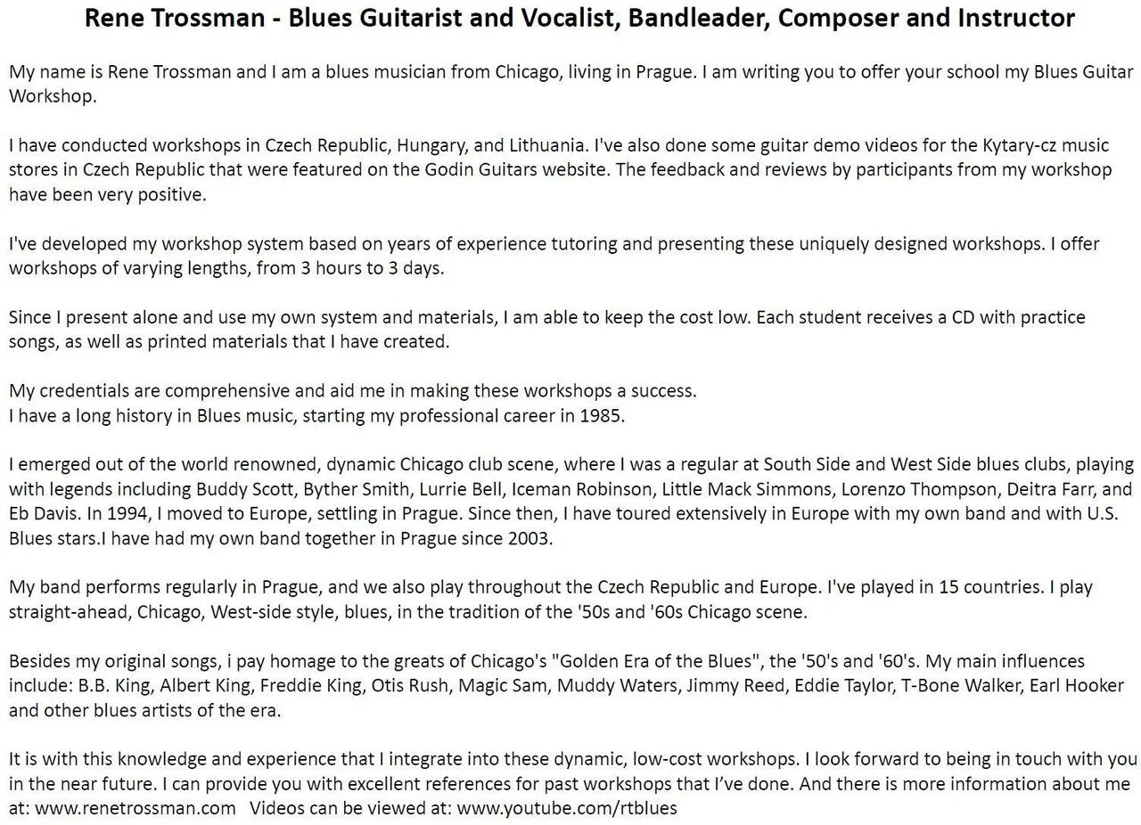 30-year professional offering Blues Guitar Lessons