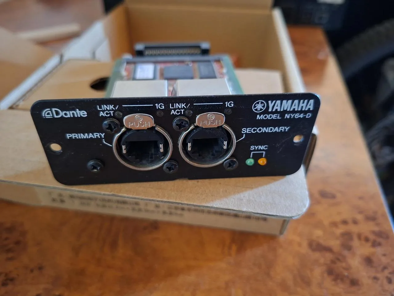 Predám dante kartu Yamaha NY64-D Dante