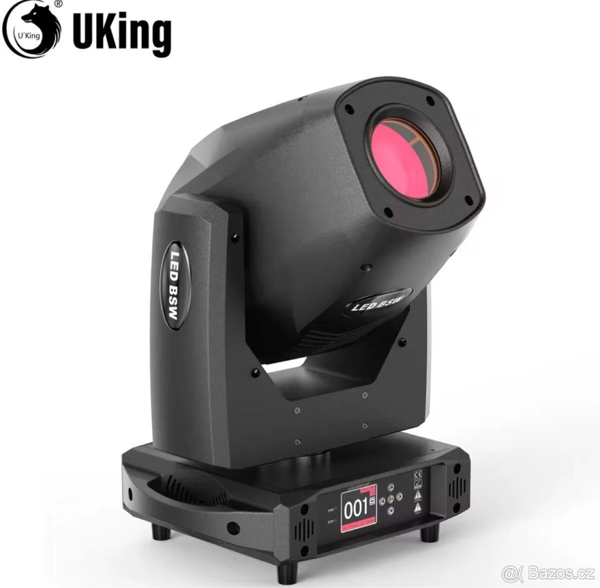 U'King 2ks 200W LED pohyblivé hlavy světla/Wash/Zoom
