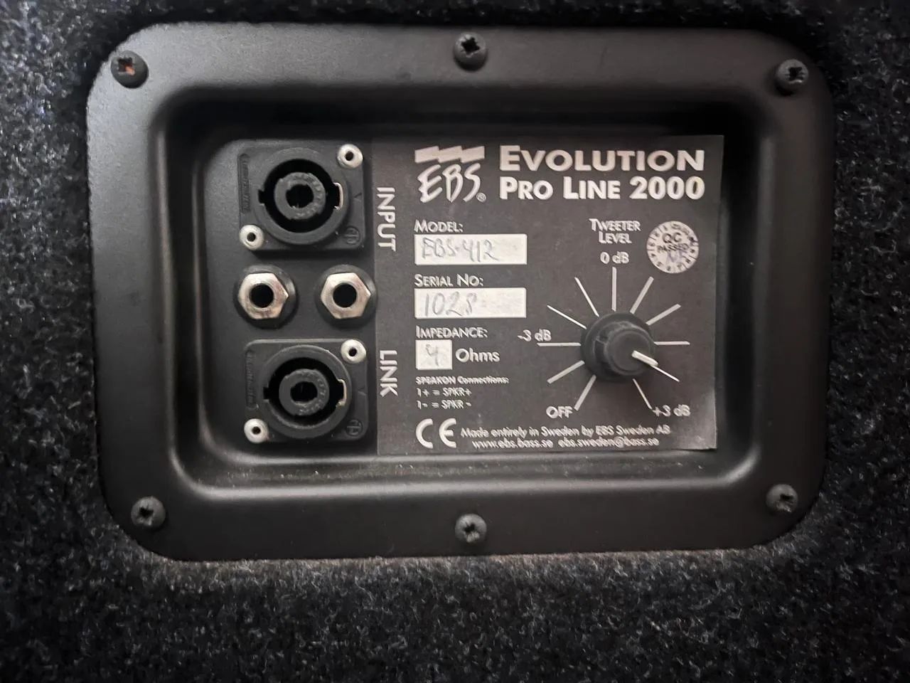 Bestie k mání … EBS 412 800W 4ohm
