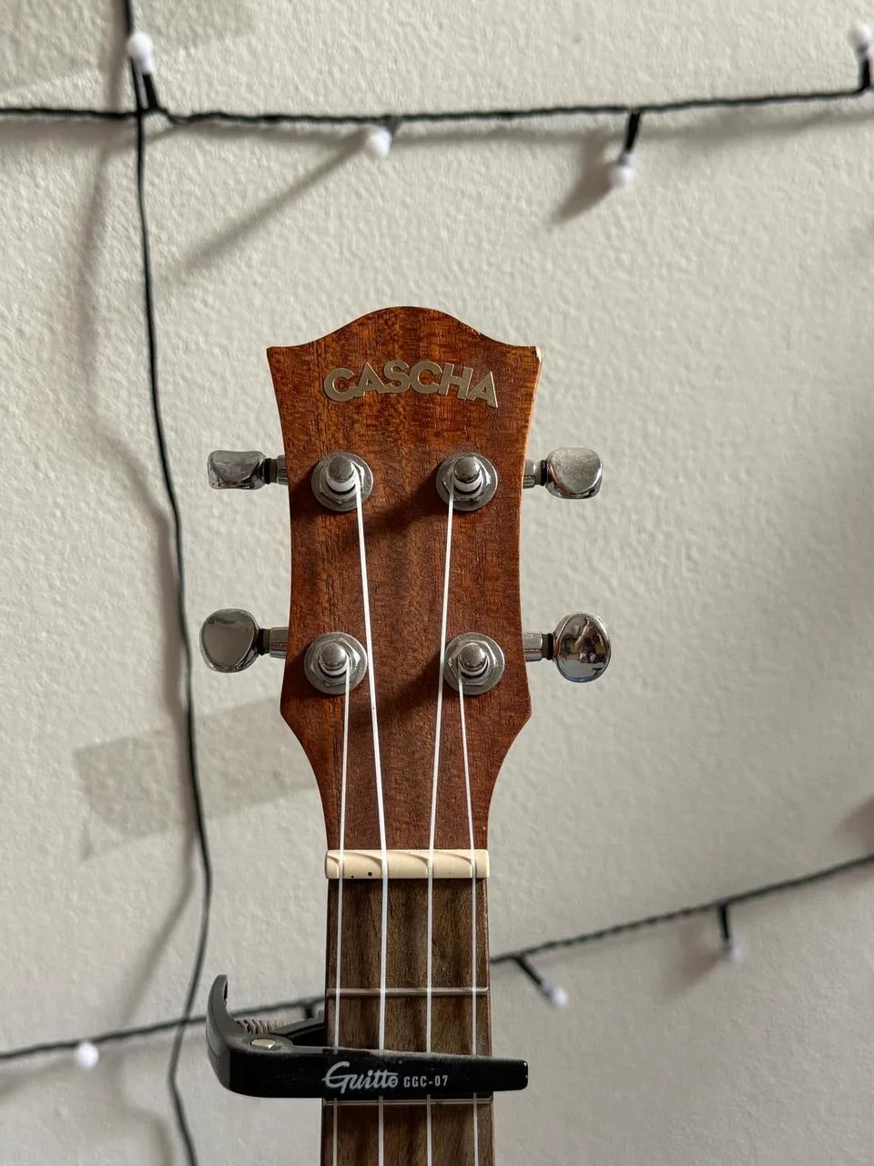 Elektroakustické tenorové ukulele s příslušenstvím